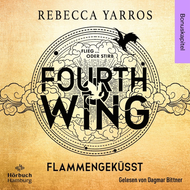 Portada de libro para Fourth Wing. Flammengeküsst (Bonuskapitel)