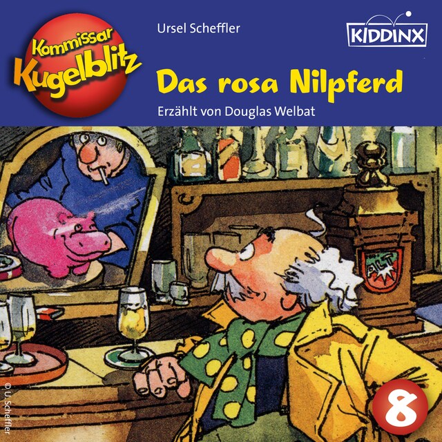 Bokomslag för Das rosa Nilpferd - Kommissar Kugelblitz, Folge 8 (Ungekürzt)