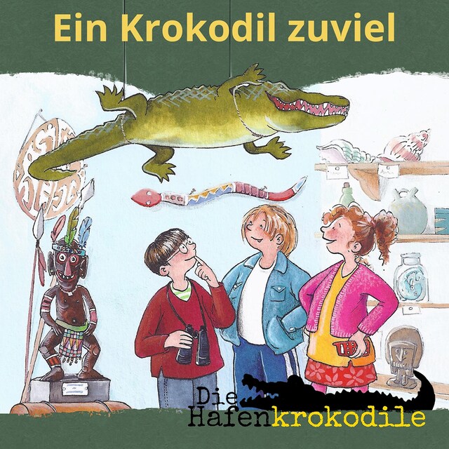 Book cover for Ein Krokodil zu viel - Die Hafenkrokodile, Folge 1 (Ungekürzt)