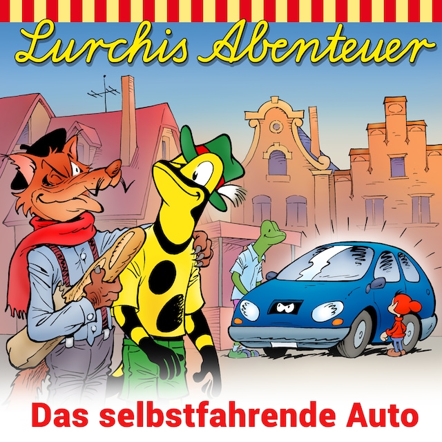 Book cover for Lurchis Abenteuer, Das selbstfahrende Auto