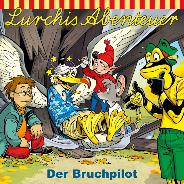 Buchcover für Lurchis Abenteuer, Der Bruchpilot