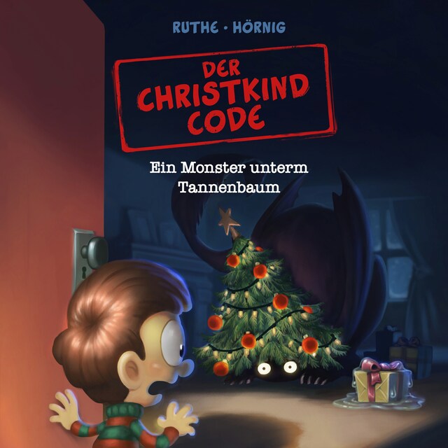 Boekomslag van Der Christkind Code, Ein Monster unterm Tannenbaum