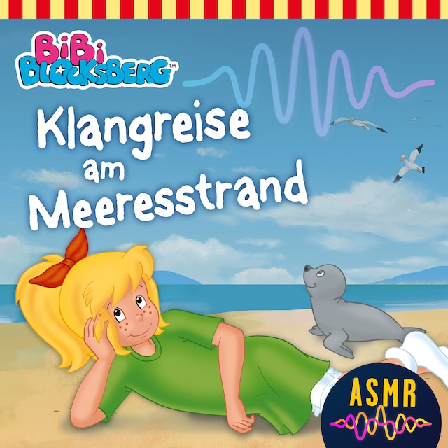 Buchcover für Bibi Blocksberg, Klangreise am Meeresstrand