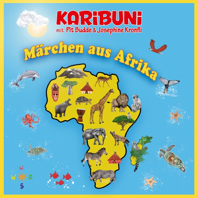 Book cover for Märchen aus Afrika - Karibuni mit Pit Budde & Josephine Kronfli (Ungekürzt)