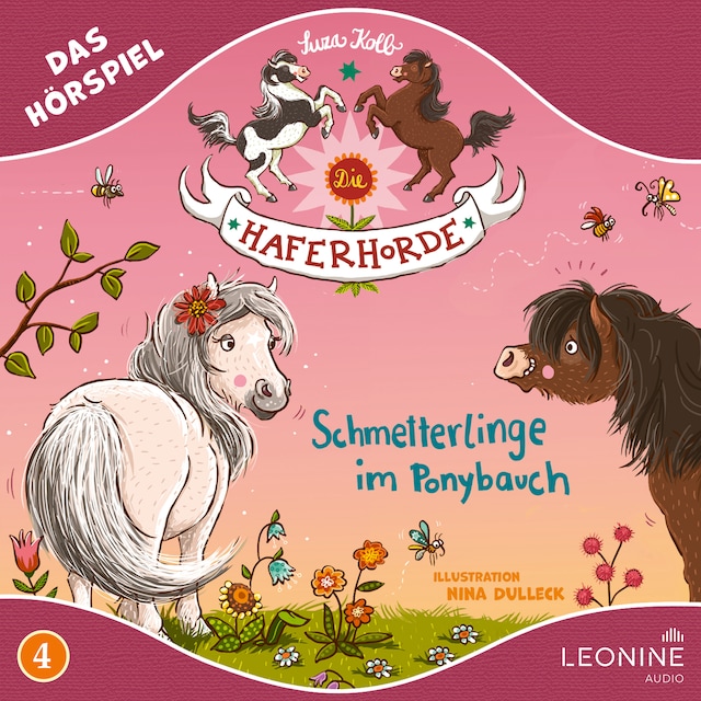 Buchcover für Die Haferhorde - Schmetterlinge im Ponybauch (Hörspiel zu Band 4)