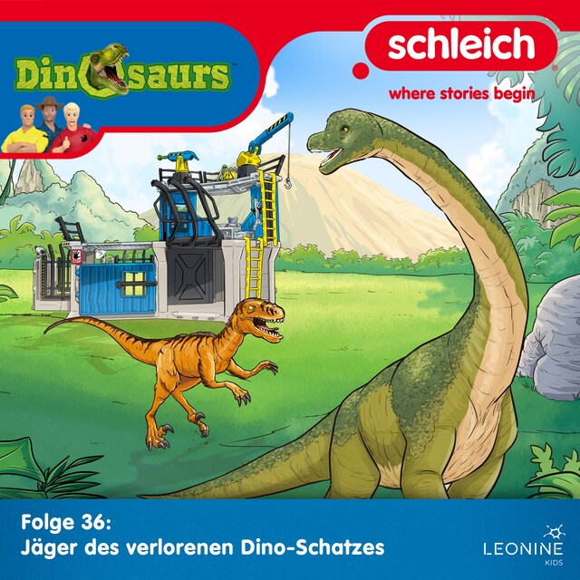 Portada de libro para Folge 36: Jäger des verlorenen Dino-Schatzes