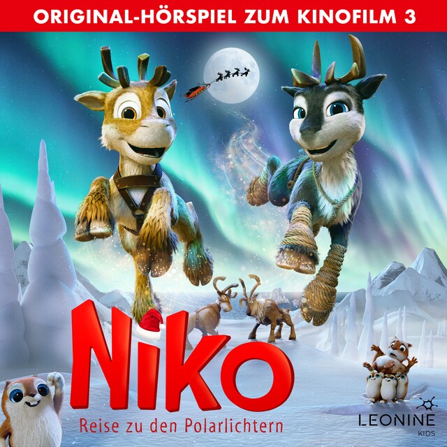 Kirjankansi teokselle Niko - Reise zu den Polarlichtern (Original-Hörspiel zum Kinofilm 3)