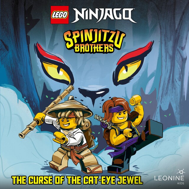 Book cover for Spinjitzu Brothers - The Curse of the Cat-Eye Jewel (Book 05)