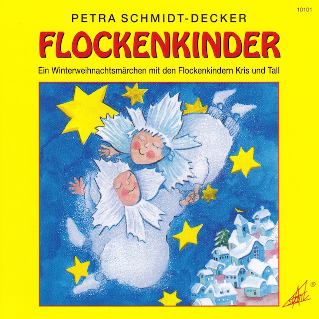 Portada de libro para Flockenkinder - Ein Winterweihnachtsmärchen mit den Flockenkindern Kris und Tall