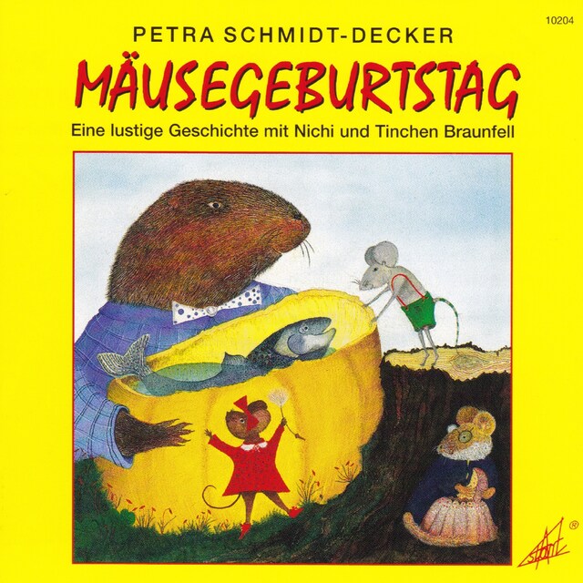 Buchcover für Mäusegeburtstag - Eine lustige Geschichte mit Nichi und Tinchen Braunfell
