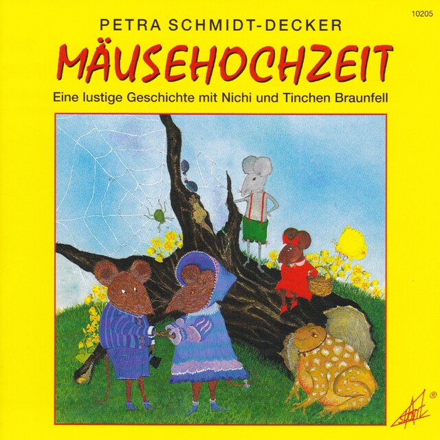 Book cover for Mäusehochzeit - Eine lustige Geschichte mit Nichi und Tinchen Braunfell