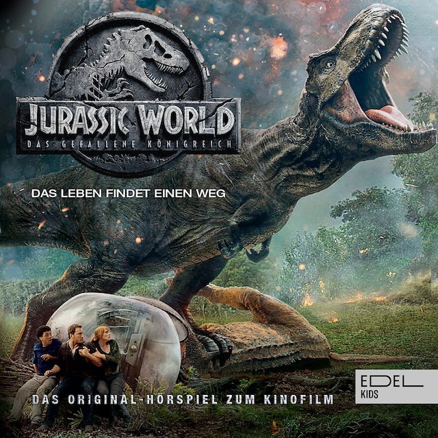 Okładka książki dla Jurassic World 2: Das gefallene Königreich (Das Original-Hörspiel zum Kinofilm)