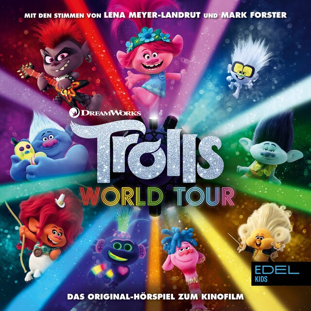 Kirjankansi teokselle Trolls World Tour (Das Original-Hörspiel zum Kinofilm)