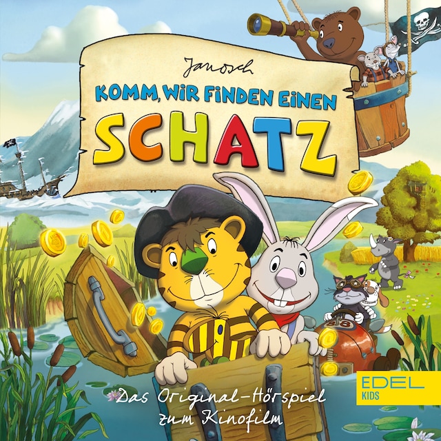 Book cover for Komm, wir finden einen Schatz (Das Original-Hörspiel zum Kinofilm)