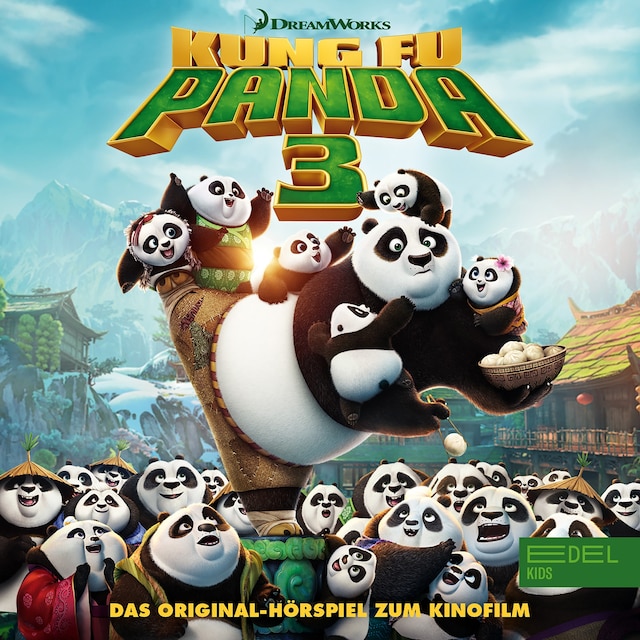 Kirjankansi teokselle Kung Fu Panda 3 (Das Original-Hörspiel zum Kinofilm)