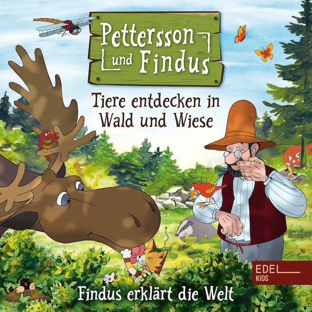 Portada de libro para Findus erklärt die Welt: Tiere entdecken in Wald und Wiese (Das Original-Hörspiel zum Naturbuch)