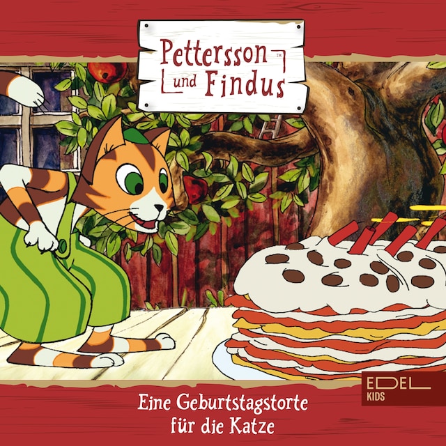 Buchcover für Folge 1: Eine Geburtstagstorte für die Katze + zwei weitere Geschichten (Das Original-Hörspiel zur TV-Serie)