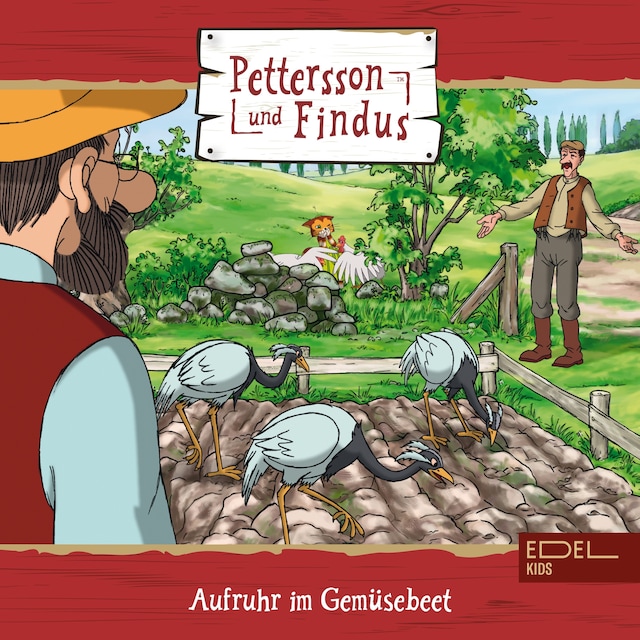 Okładka książki dla Folge 3: Aufruhr im Gemüsebeet + zwei weitere Geschichten (Das Original-Hörspiel zur TV-Serie)