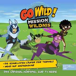 Die schnellsten Läufer der Tierwelt / Menu auf Madagaskar (Das Original-Hörspiel zur TV-Serie) als Hörbuch