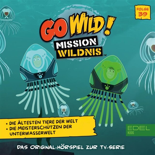 Buchcover für Folge 39: Die ältesten Tiere der Welt/Die Meisterschützen der Unterwasserwelt (Das Original-Hörspiel zur TV-Serie)
