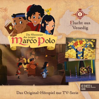 Folge 1: Flucht aus Venedig / Der verfluchte Schatz von Dalmatien (Das Original-Hörspiel zur TV-Serie) als Hörbuch
