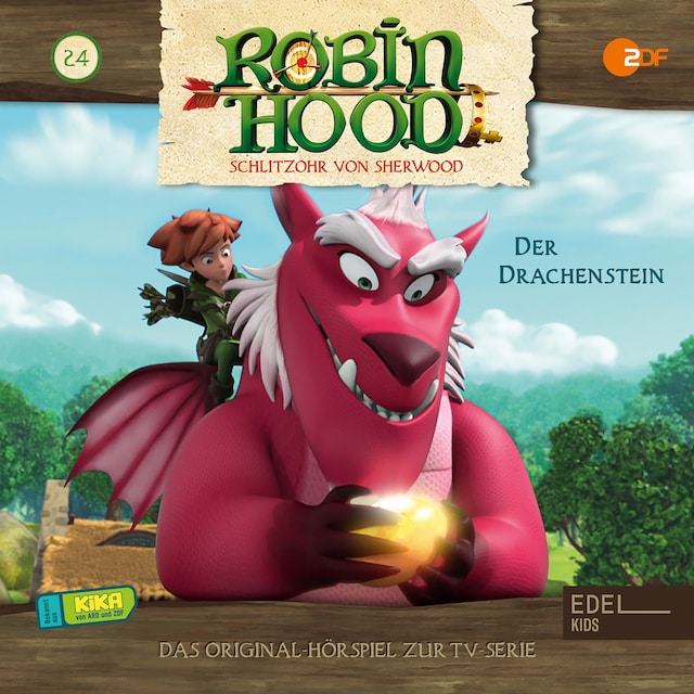 Buchcover für Folge 24: Der Drachenstein (Das Original-Hörspiel zur TV-Serie)