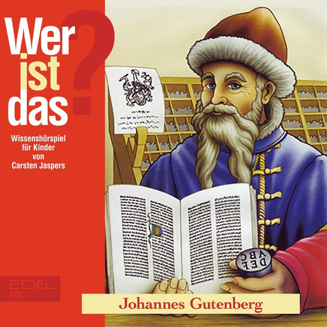 Buchcover für Johannes Gutenberg (Wissenshörspiel für Kinder)
