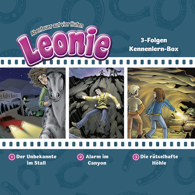 Bokomslag för Leonie - Abenteuer auf vier Hufen (Folgen 1-3)