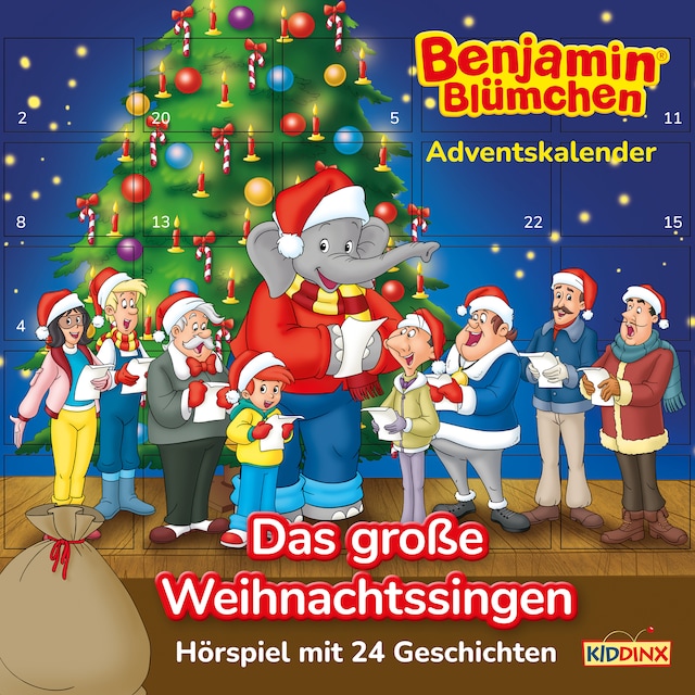 Copertina del libro per Benjamin Blümchen, Adventskalender: Das große Weihnachtssingen
