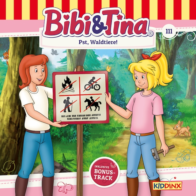 Buchcover für Bibi & Tina, Folge 111: Pst, Waldtiere!