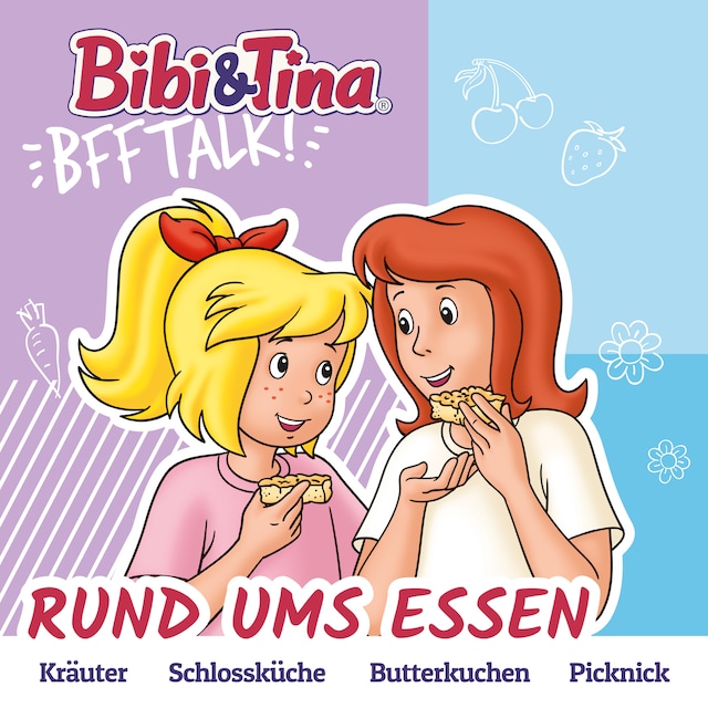 Copertina del libro per Bibi & Tina, BFF Talk, Rund ums Essen