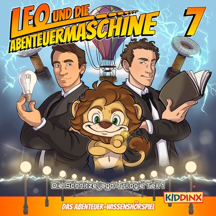 Leo und die Abenteuermaschine, Folge 7: Eine Schnitzeljagd durch Raum und Zeit, Teil 1 bookCoverFor