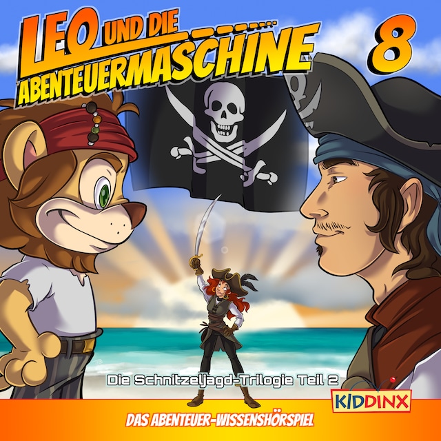 Book cover for Leo und die Abenteuermaschine, Folge 8: Eine Schnitzeljagd durch Raum und Zeit, Teil 2