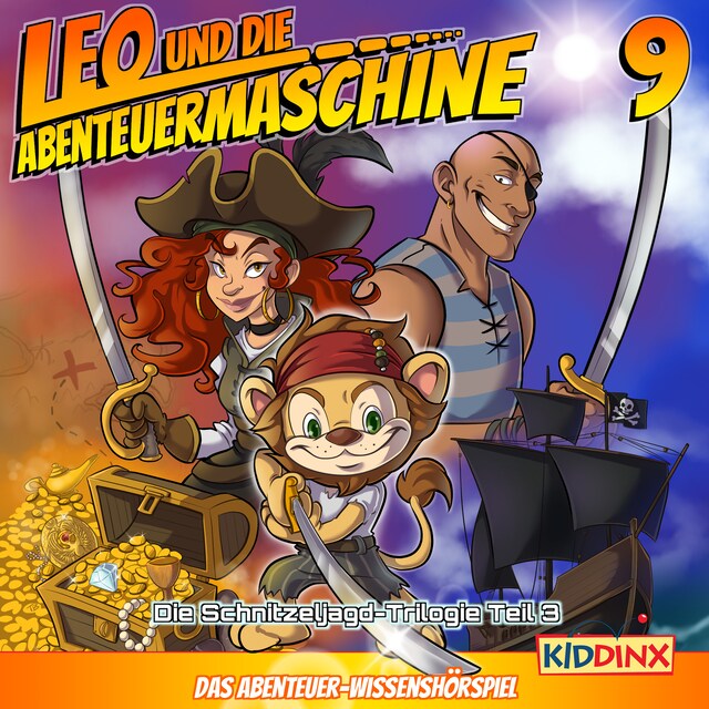 Copertina del libro per Leo und die Abenteuermaschine, Folge 9: Eine Schnitzeljagd durch Raum und Zeit, Teil 3