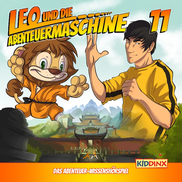 Portada de libro para Leo und die Abenteuermaschine, Folge 11: Leo und die Kung Fu Mönche