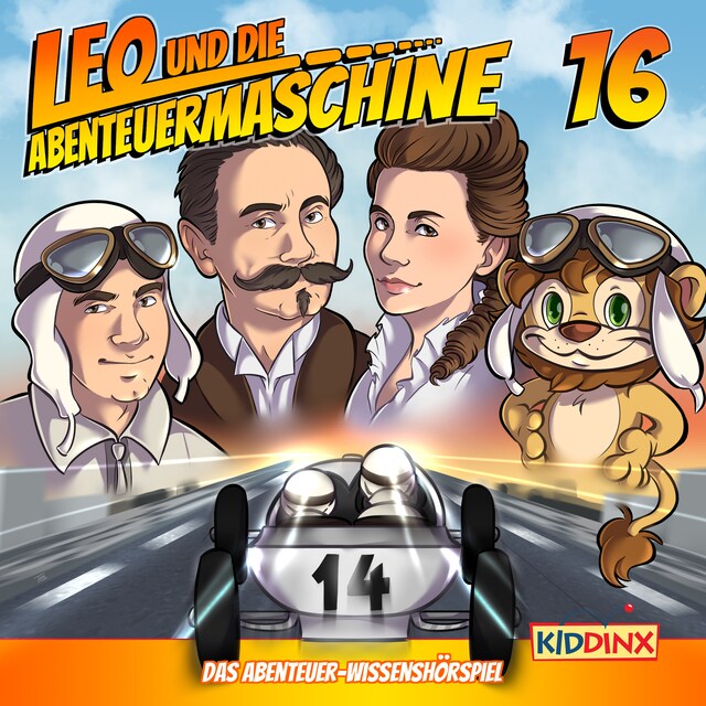 Copertina del libro per Leo und die Abenteuermaschine, Folge 16: Leo und das Automobil