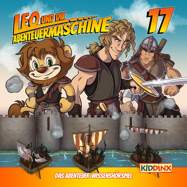 Book cover for Leo und die Abenteuermaschine, Folge 17: Leo und die Wikinger, Teil 1