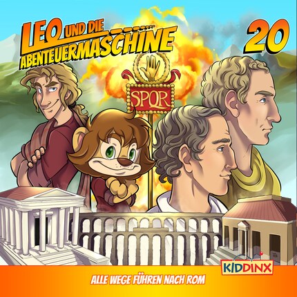 Leo und die Abenteuermaschine, Folge 20: Alle Wege führen nach Rom bookCoverFor