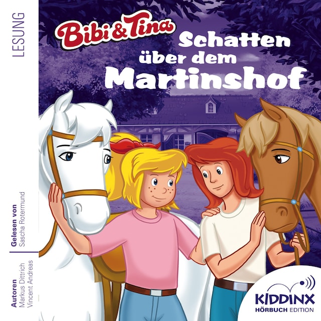 Book cover for Schatten über dem Martinshof - Bibi & Tina - Hörbuch, Folge 1 (Ungekürzt)