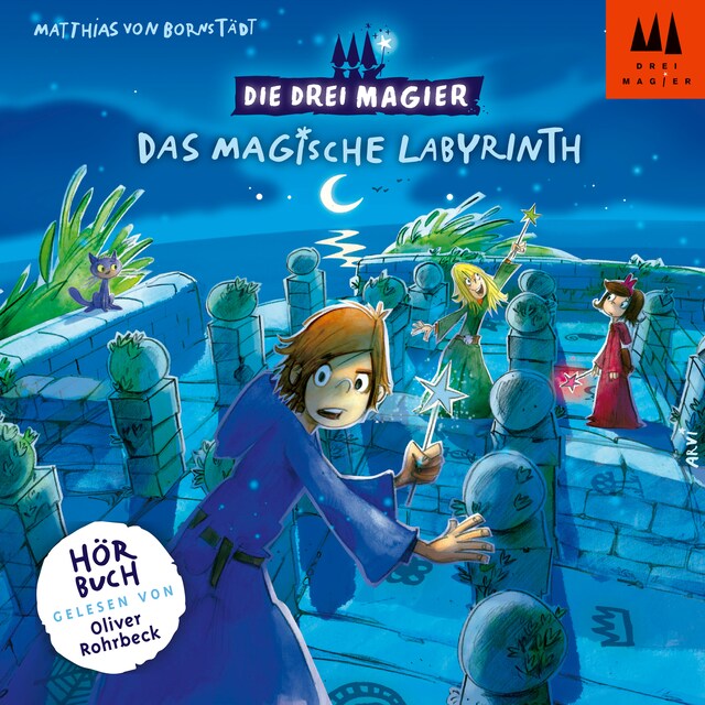 Buchcover für Das magische Labyrinth - Die drei Magier, Folge 1 (Ungekürzt)