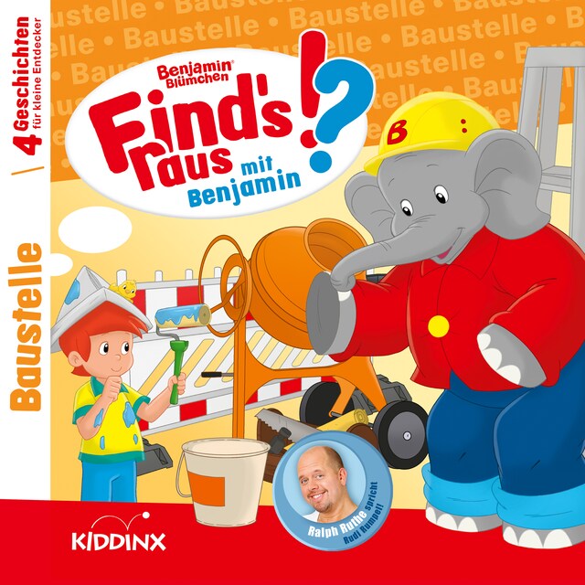 Buchcover für Benjamin Blümchen, Find's raus mit Benjamin, Folge 3: Baustelle