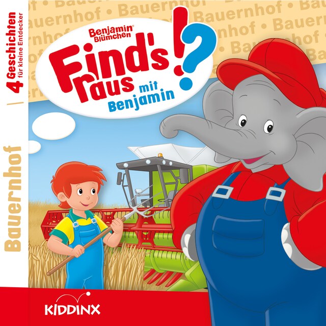 Buchcover für Benjamin Blümchen, Find's raus mit Benjamin, Folge 11: Bauernhof