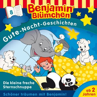 Benjamin Blümchen, Gute-Nacht-Geschichten, Folge 8: Die kleine freche Sternschnuppe als Hörbuch