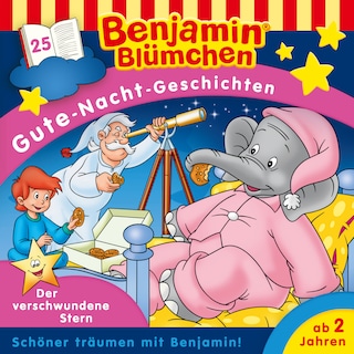 Benjamin Blümchen, Gute-Nacht-Geschichten, Folge 25: Der verschwundene Stern als Hörbuch