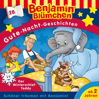 Benjamin Blümchen, Gute-Nacht-Geschichten, Folge 28: Der Winterschlaf-Teddy als Hörbuch