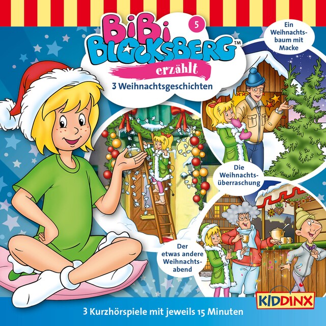 Portada de libro para Bibi Blocksberg, Bibi erzählt, Folge 5: Weihnachtsgeschichten