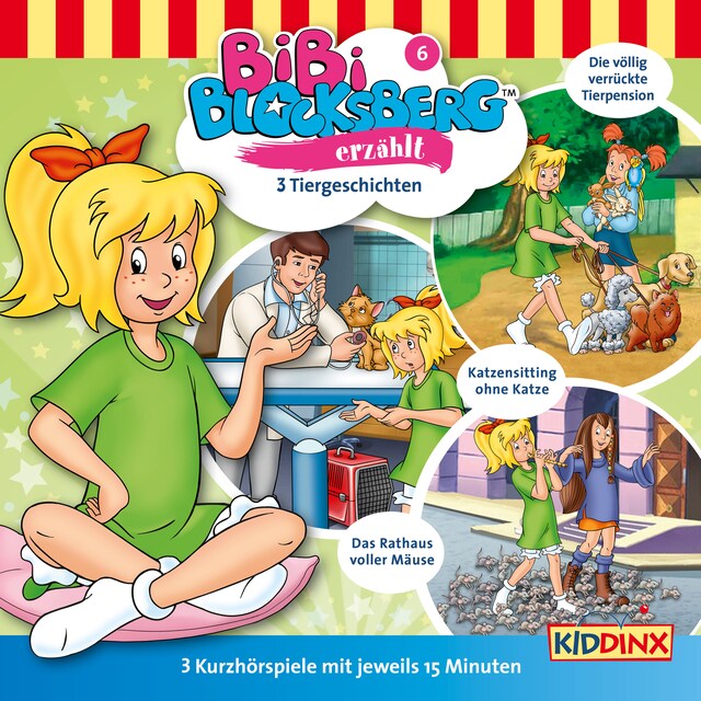 Buchcover für Bibi Blocksberg, Bibi erzählt, Folge 6: Tiergeschichten