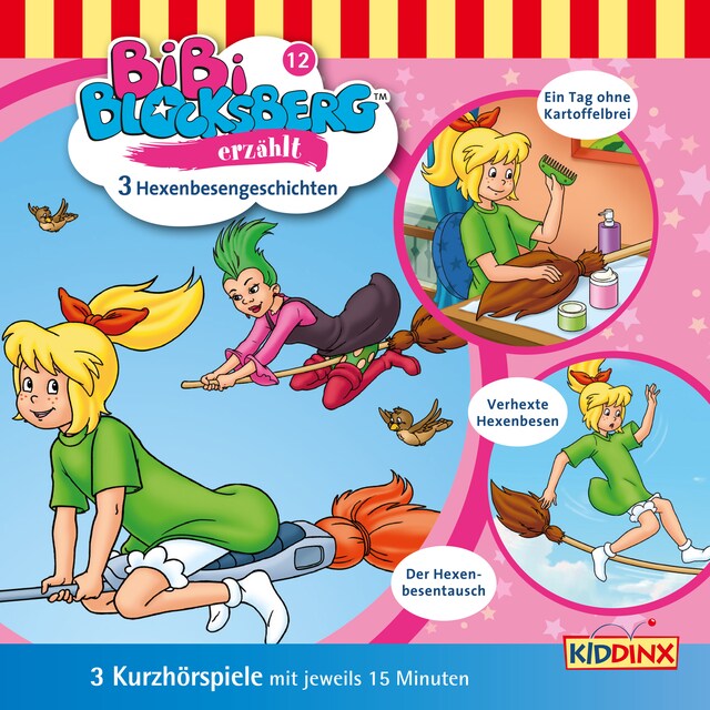 Bibi Blocksberg, Bibi erzählt, Folge 12: Hexenbesengeschichten Book cover for Bibi Blocksberg, Bibi erzählt, Folge 12: Hexenbesengeschichten