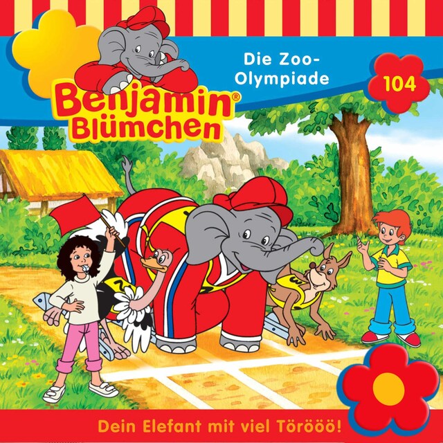 Buchcover für Benjamin Blümchen, Folge 104: Die Zoo-Olympiade