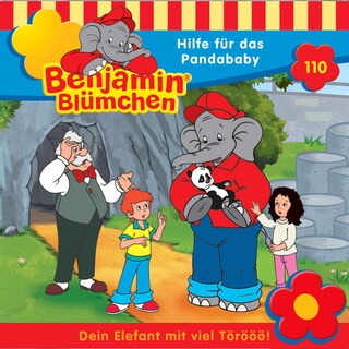 Benjamin Blümchen, Folge 110: Hilfe für das Pandababy als Hörbuch